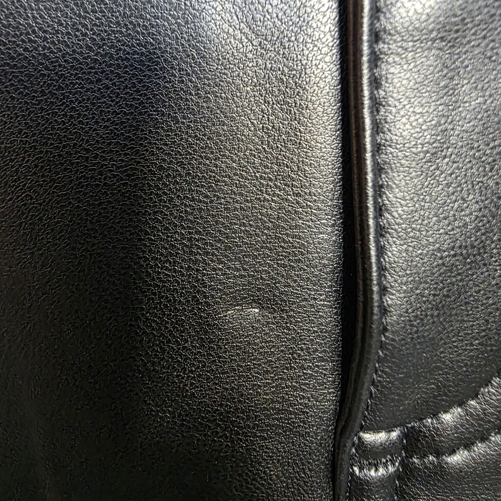 7 For All Mankind Black Vegan Leather Skinny Pants - Picture 13 of 15